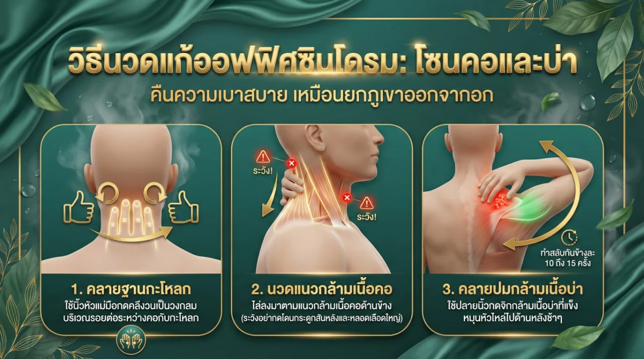 นวดคอบ่าไหล่ ด้วยตัวเอง