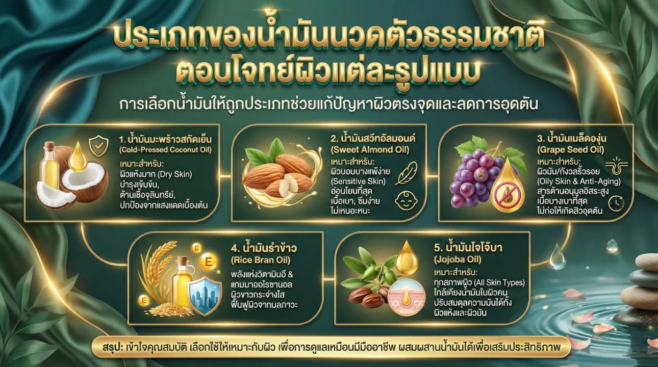 น้ำมันนวดตัวธรรมชาติ