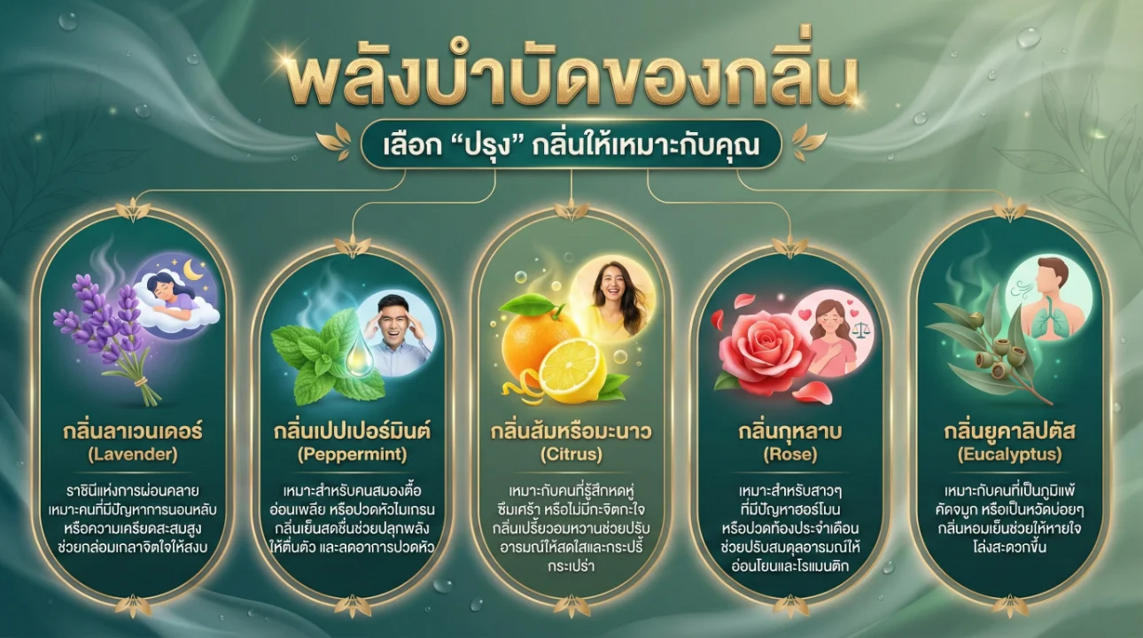 วิธีนวดอโรม่าด้วยตัวเอง